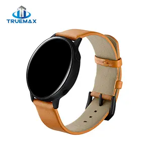 Wholesale Price for Samsung Galaxy Watch Active Round Type Real Leather Watch Band