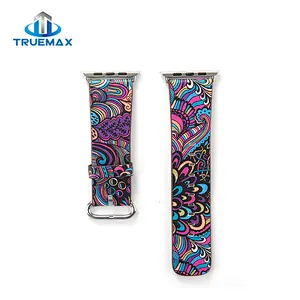 TMX for Apple Watch Chinese Ethnic Style Type Real Leather Watch Band