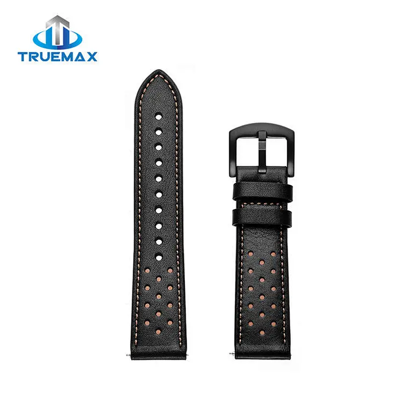 How Much for Samsung Galaxy Watch Active Porous Type Real Leather Watch Band