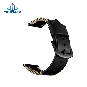 New Arrival for Samsung Galaxy Watch Active Pork Chop Linetype Real Leather Watch Band