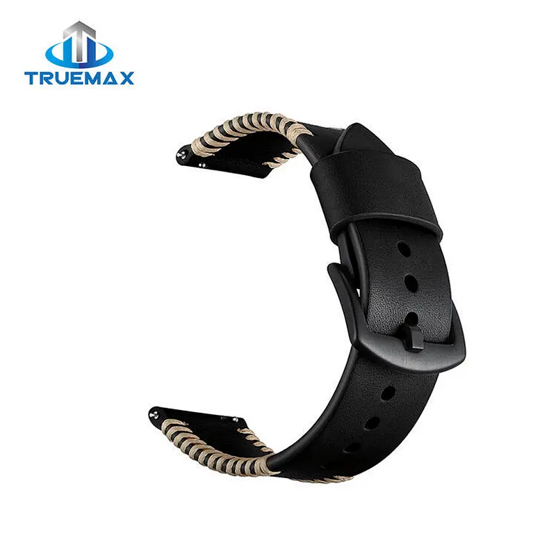 New Arrival for Samsung Galaxy Watch Active Pork Chop Linetype Real Leather Watch Band