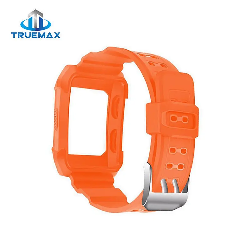 Wholesale Factory for Fitbit Ionic Silicone Watch Band Set with Watch Case