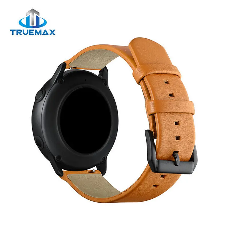 Wholesale Price for Samsung Galaxy Watch Active Round Type Real Leather Watch Band