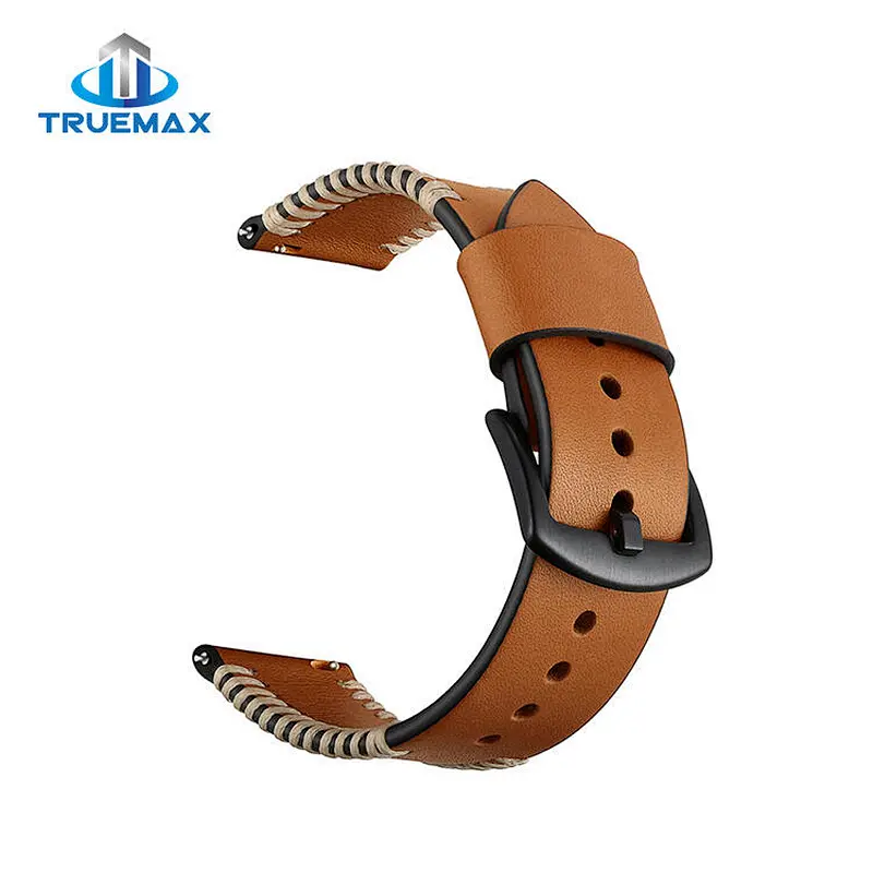 New Arrival for Samsung Galaxy Watch Active Pork Chop Linetype Real Leather Watch Band