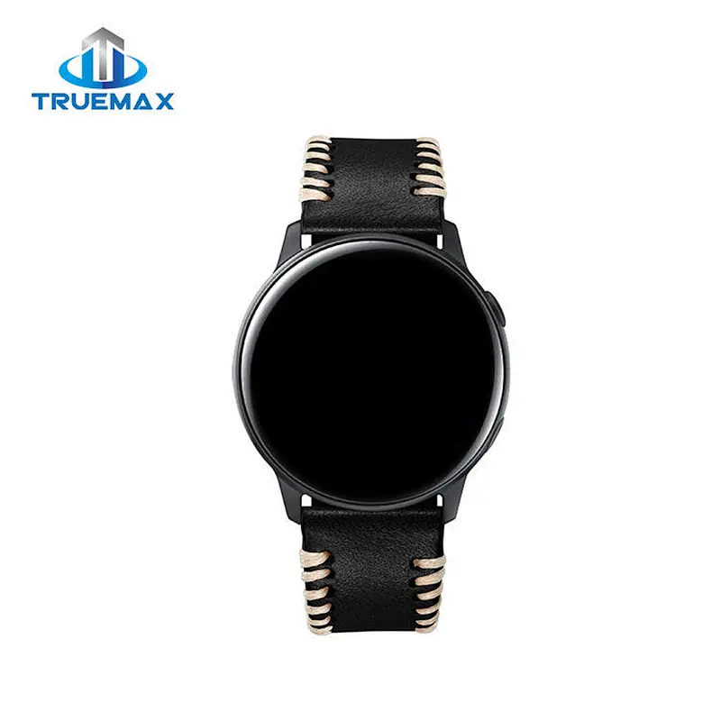 New Arrival for Samsung Galaxy Watch Active Pork Chop Linetype Real Leather Watch Band