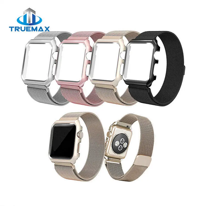 Wholesale Price for Apple Watch Milanese Watch Band With Case Set