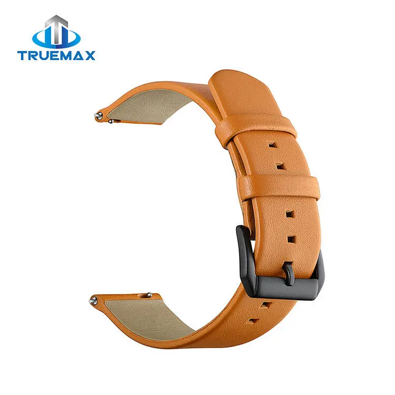 Wholesale Price for Samsung Galaxy Watch Active Round Type Real Leather Watch Band