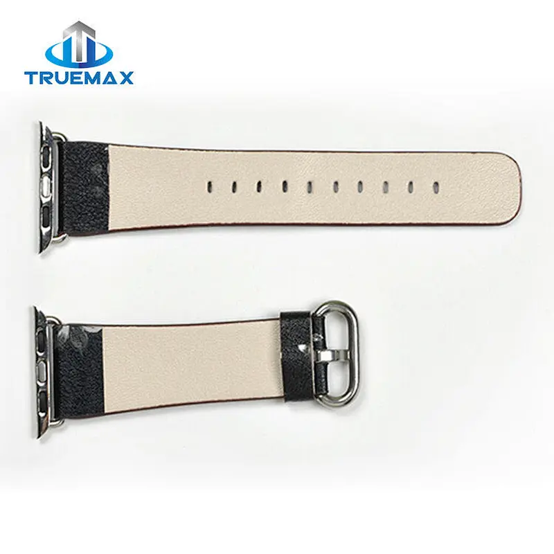TM for Apple Watch Country Style With Flower Type Real Leather Watch Band