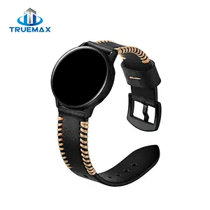 New Arrival for Samsung Galaxy Watch Active Pork Chop Linetype Real Leather Watch Band