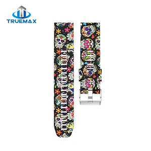 Hot Selling for Garmin Fenix 5 Quick Release Printing Silicone Strap Watch Band