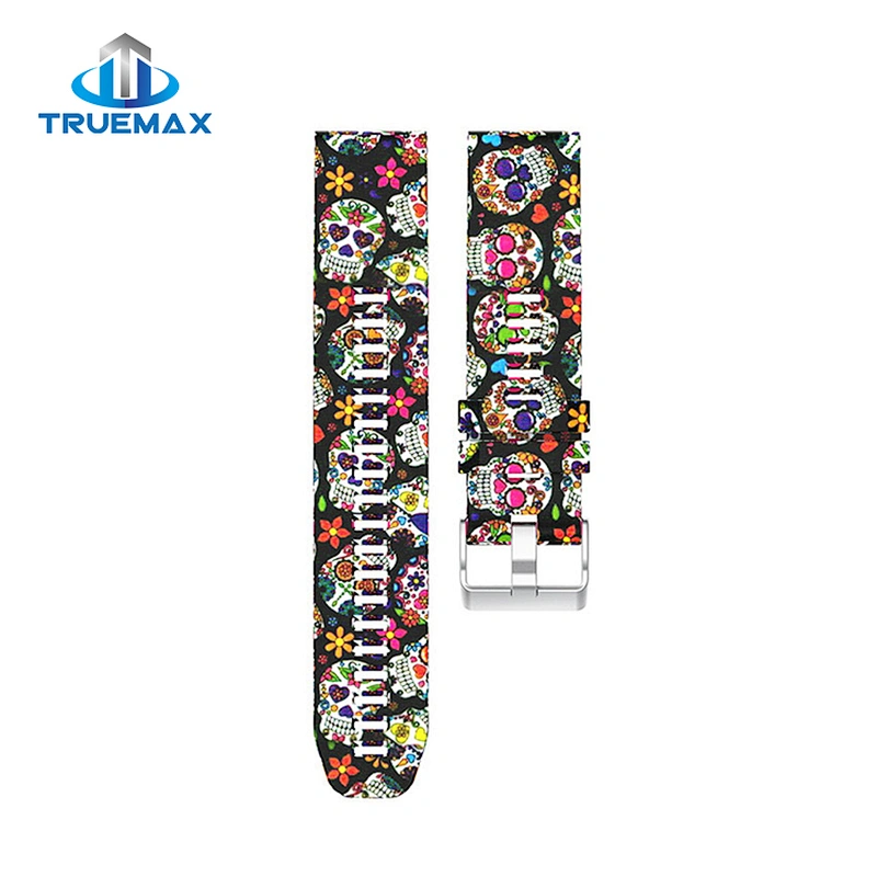 Hot Selling for Garmin Fenix 5 Quick Release Printing Silicone Strap Watch Band