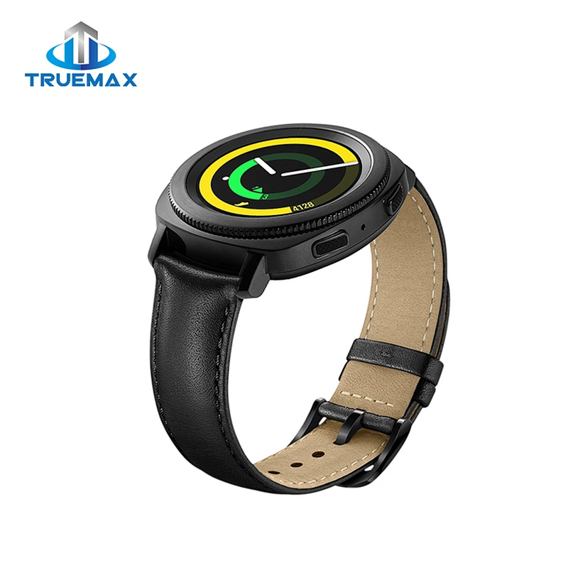 Factory Supplier for Samsung Gear Sport S4 First Layer Genuine Leather Strap Watch Band