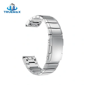 Fast Delivery for Garmin Fenix 5 Quick Release One Bead Steel Belt Watch Band
