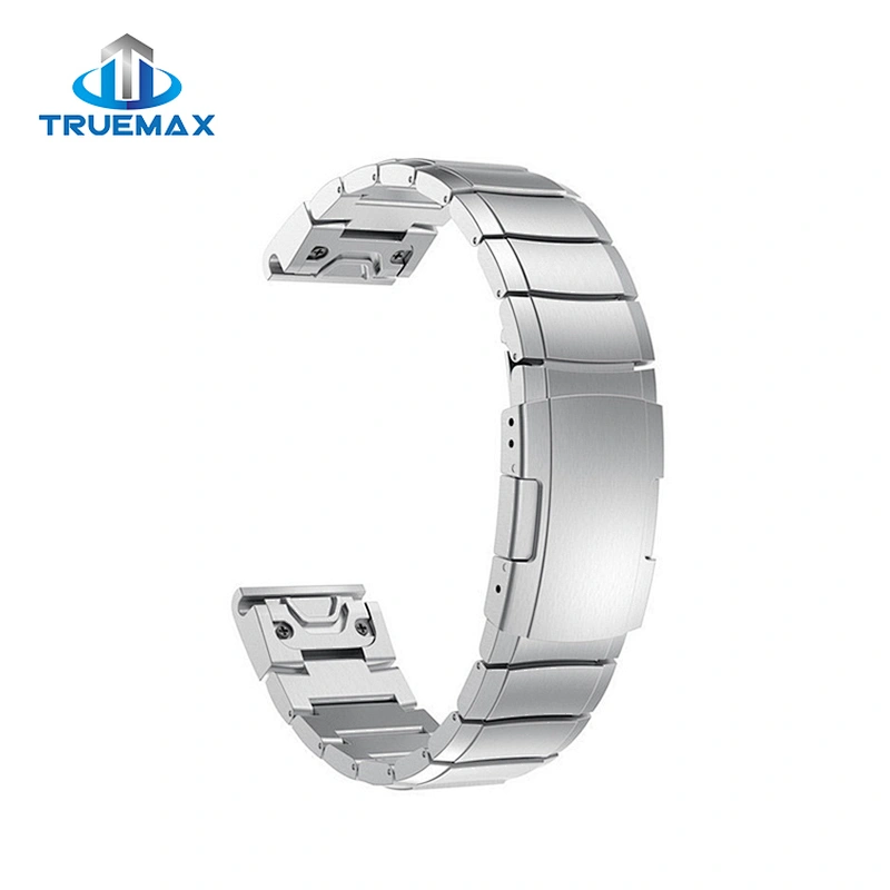 Fast Delivery for Garmin Fenix 5 Quick Release One Bead Steel Belt Watch Band