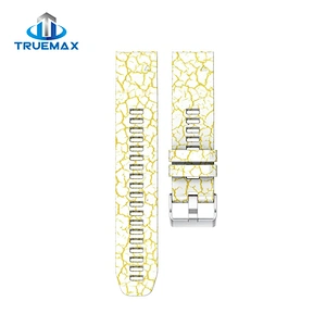 Hot Selling for Garmin Fenix 5 Quick Release Printing Silicone Strap Watch Band