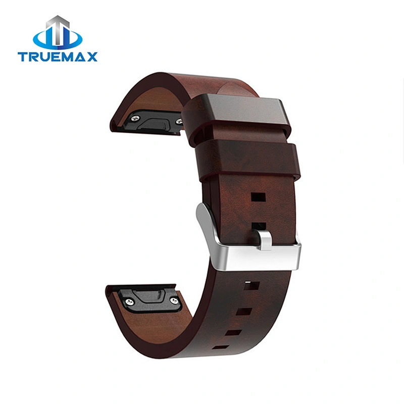 New Arrival for Garmin Fenix 5 Quick Release Leather Strap Watch Band