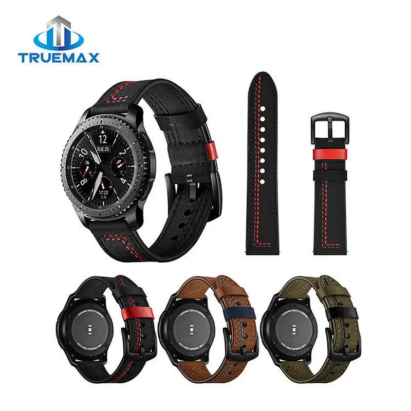 Hot Selling for Samsung Gear S3 7 Shape Suture Strap Watch Band