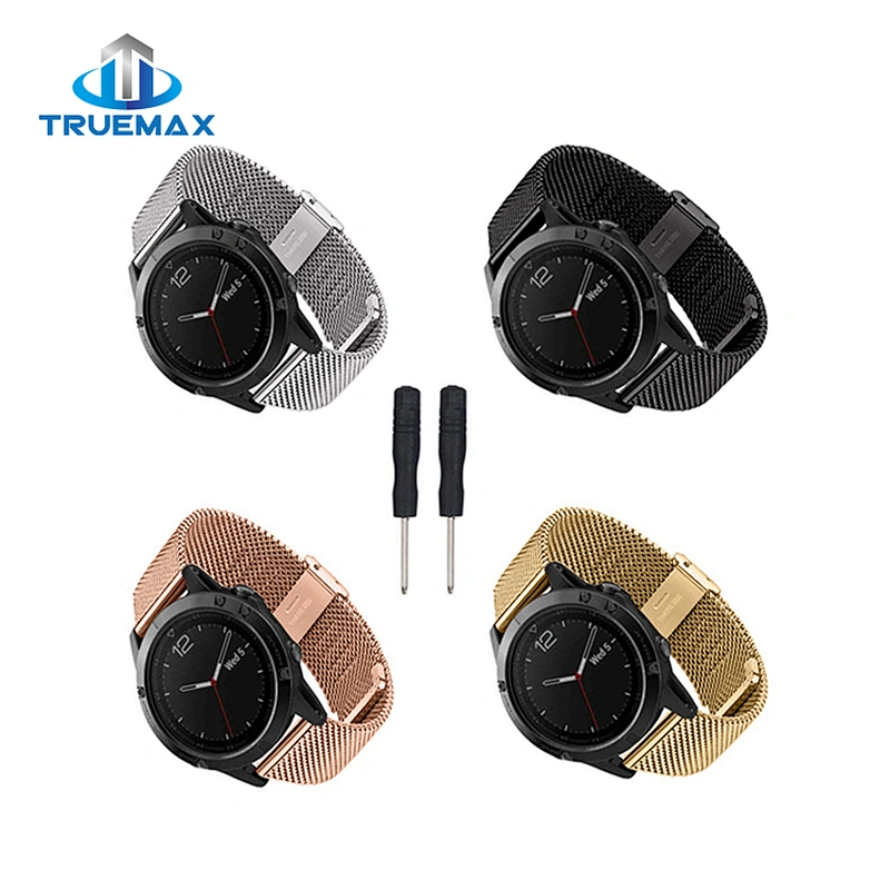 Hot Sale for Garmin Fenix Coarse Mesh Milanese Strap Watch Band