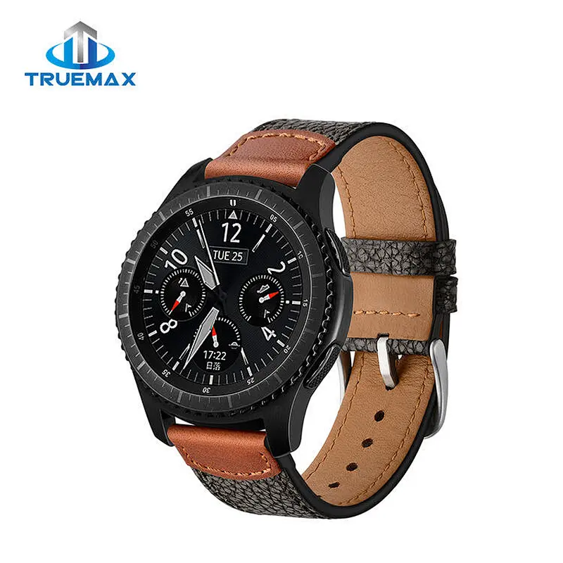 Fast Delivery for Samsung Gear S3 Stone Grain Leather Watch Band
