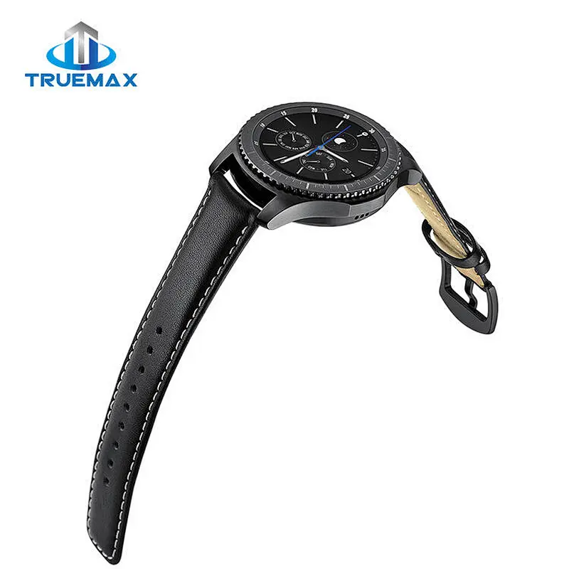 Wholesale Price for Samsung Gear S3 Flat Head Crazy Horse Grain Leather Watch Band