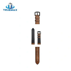 How Much for Samsung Gear Sport S4 Red Brown Crazy Horse Pattern Silicone With Genuine Leather Watch Band