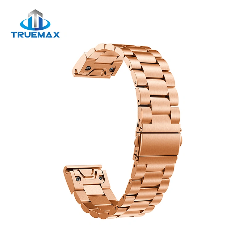 Factory Supplier for Garmin Fenix 5 Quick Release Steel Belt Watch Band