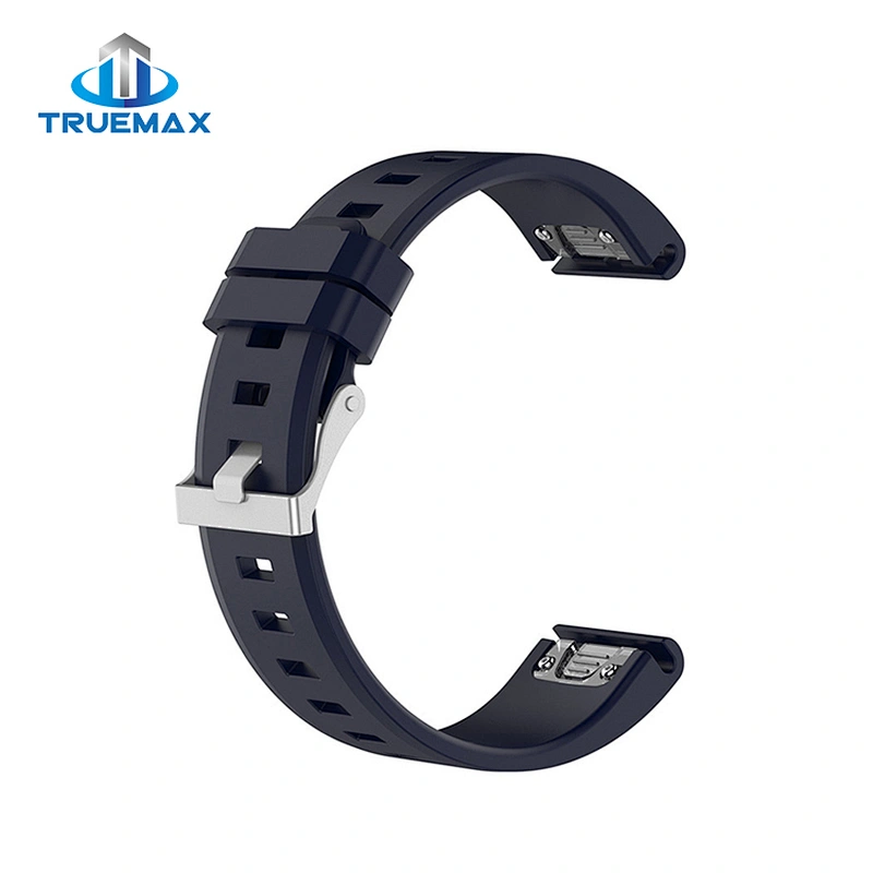 Factory Price for Garmin Fenix 5 Quick Release Glossy Silicone Strap Watch Band