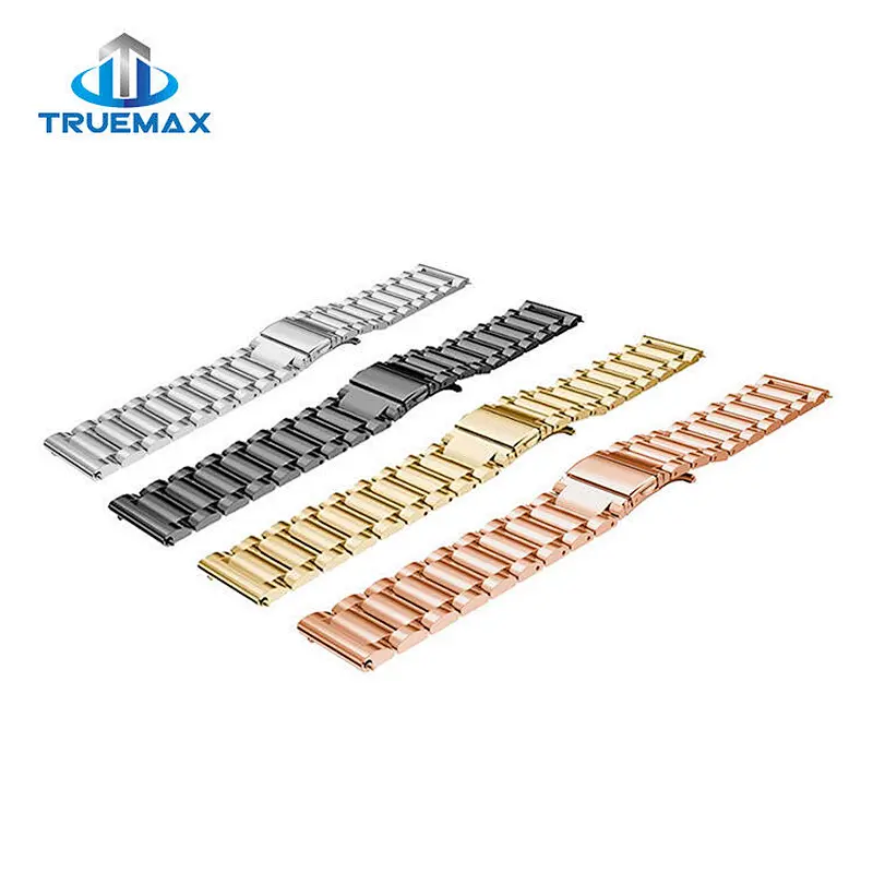 How to Ship Watch Band for Samsung Gear S3 Stainless Steel Three Beads Strap