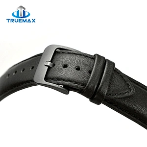 Factory Supplier for Samsung Gear Sport S4 First Layer Genuine Leather Strap Watch Band