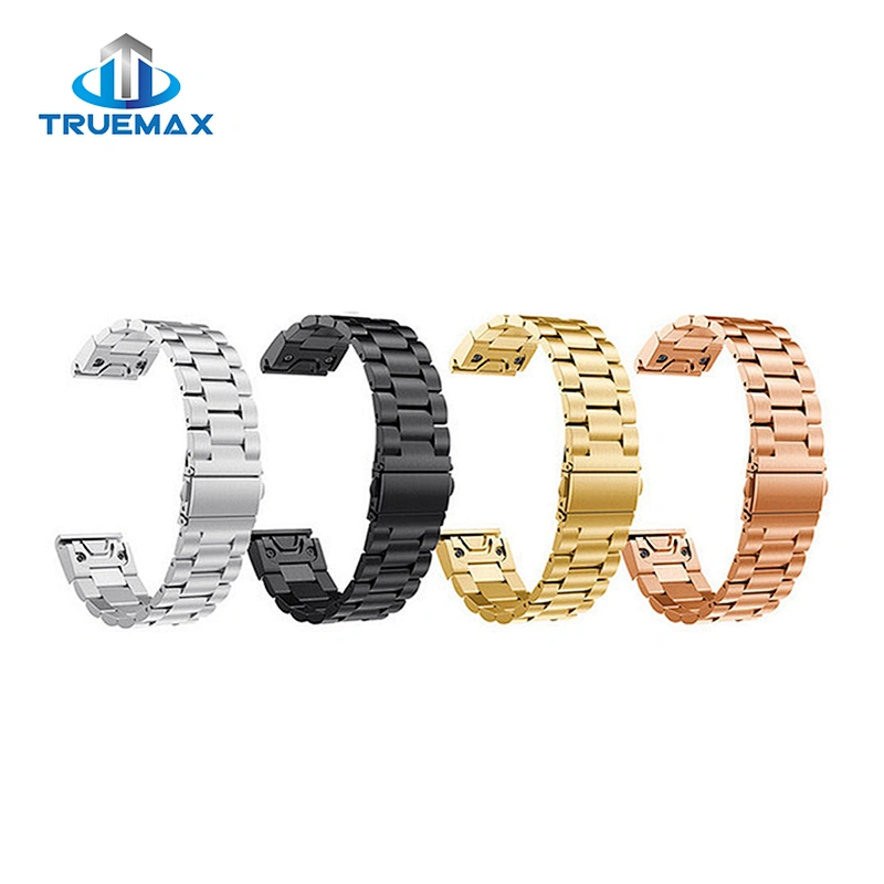 Factory Supplier for Garmin Fenix 5 Quick Release Steel Belt Watch Band