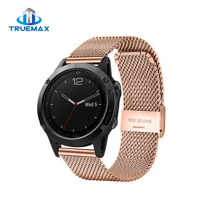 Hot Sale for Garmin Fenix Coarse Mesh Milanese Strap Watch Band