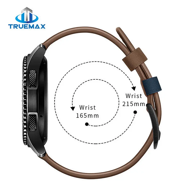 Hot Selling for Samsung Gear S3 7 Shape Suture Strap Watch Band