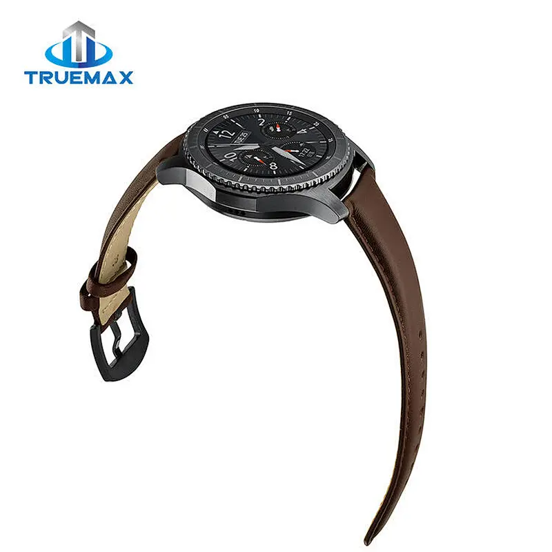 Wholesale Price for Samsung Gear S3 Flat Head Crazy Horse Grain Leather Watch Band