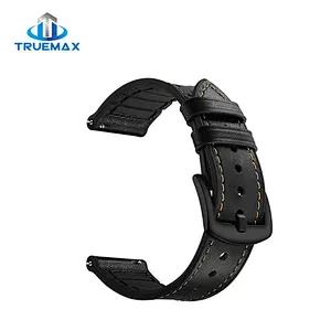 Fast Delivery for Samsung Gear S3 Silicone With Leather Cave Type Watch Band