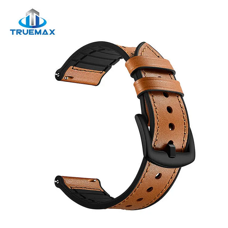 Fast Delivery for Samsung Gear S3 Silicone With Leather Cave Type Watch Band