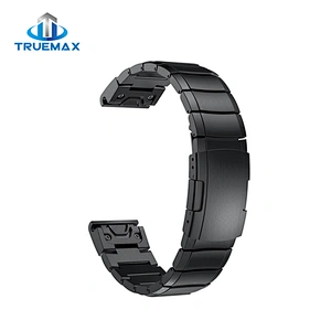 Fast Delivery for Garmin Fenix 5 Quick Release One Bead Steel Belt Watch Band