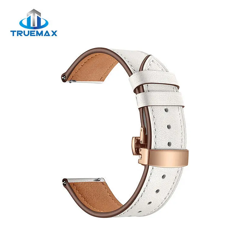 Hot Selling Leather Butterfly Gold Buckle Watch Band for Galaxy Gear S3