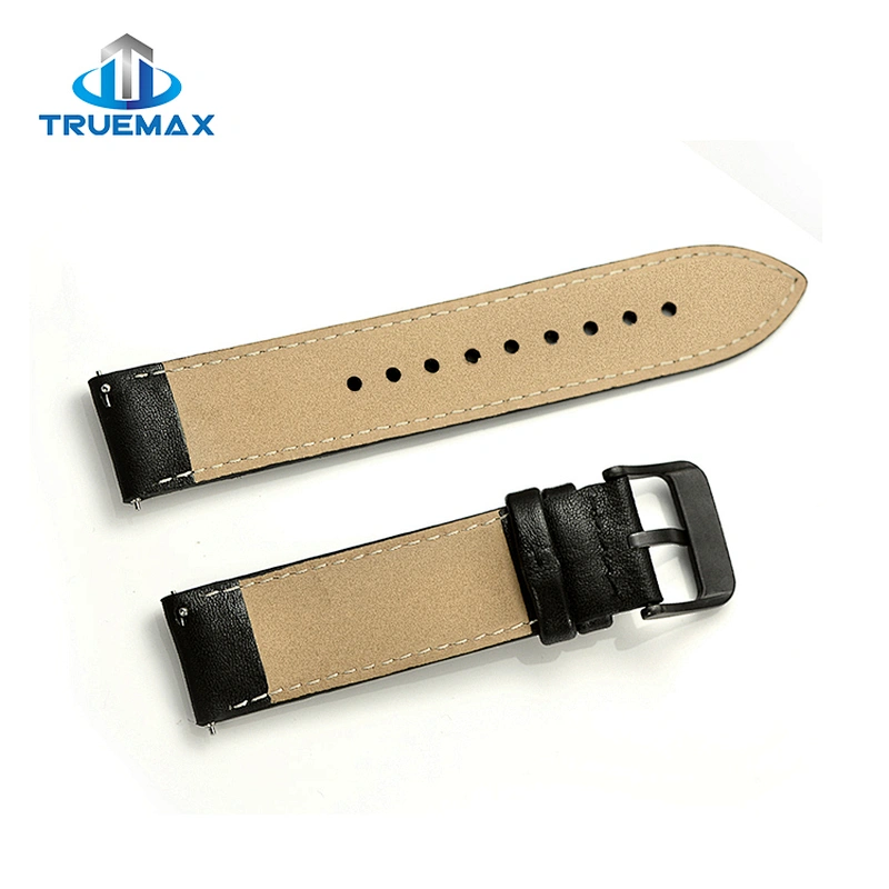 Factory Supplier for Samsung Gear Sport S4 First Layer Genuine Leather Strap Watch Band