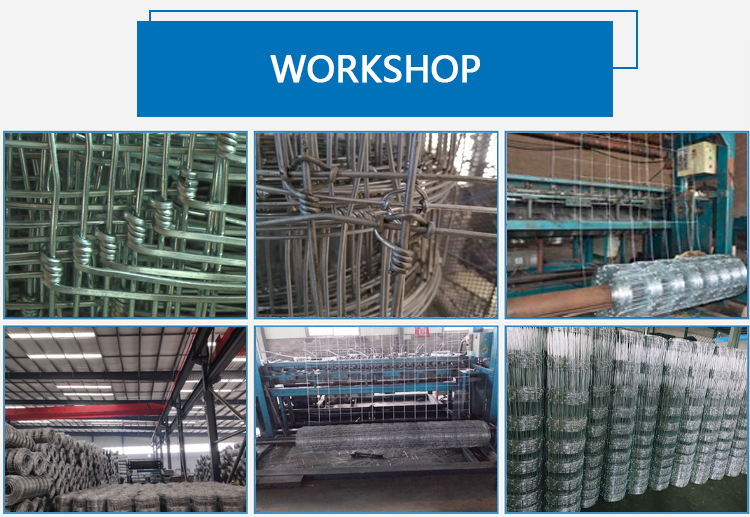 High tensile fixed knot fence hog wire fence roll