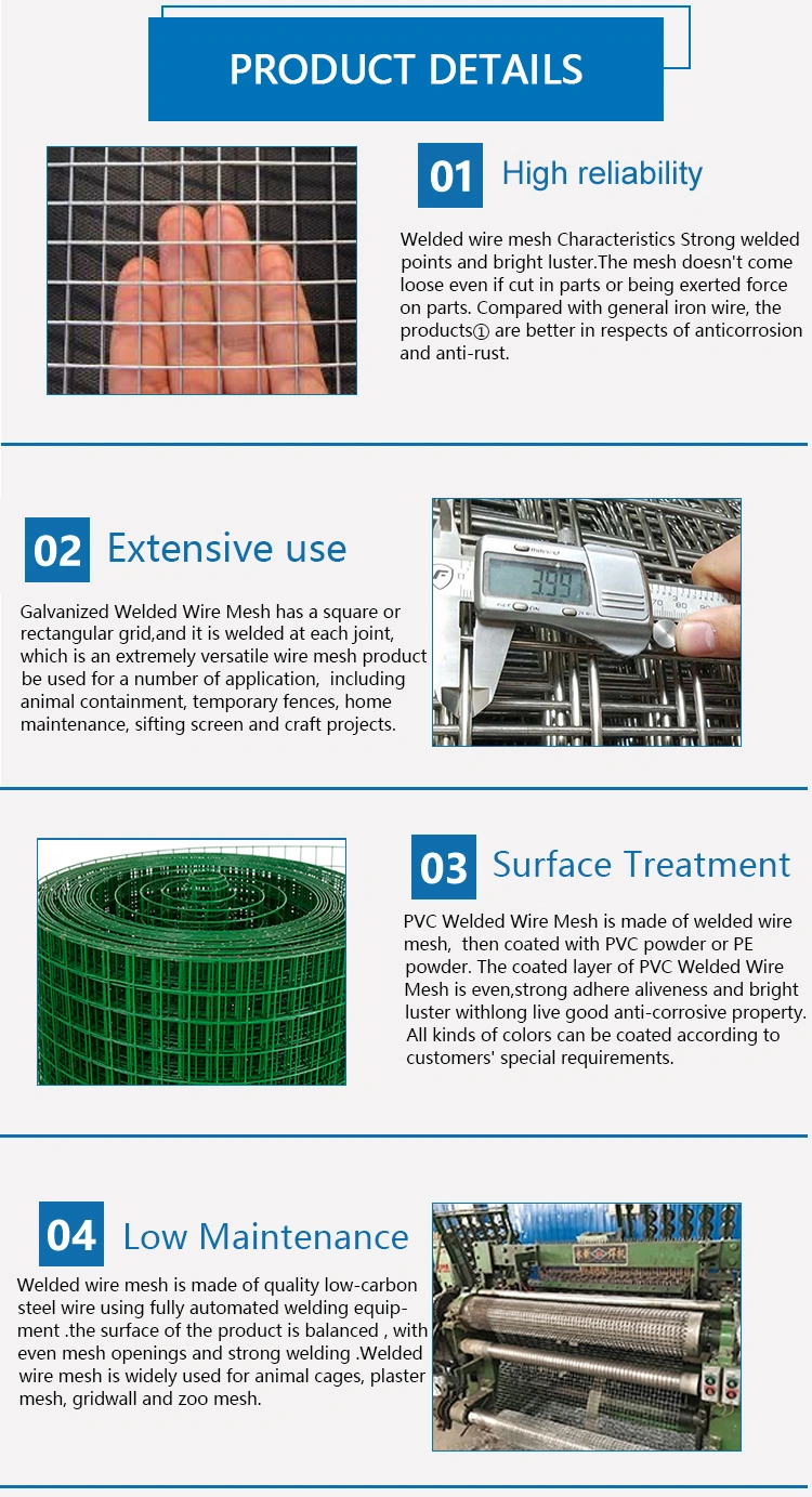 PVC coated welded wire mesh