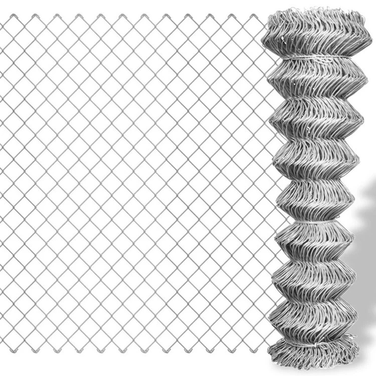 galvanized chain link mesh fence