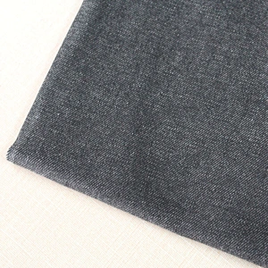 8.8oz black cotton stretch denim fabric