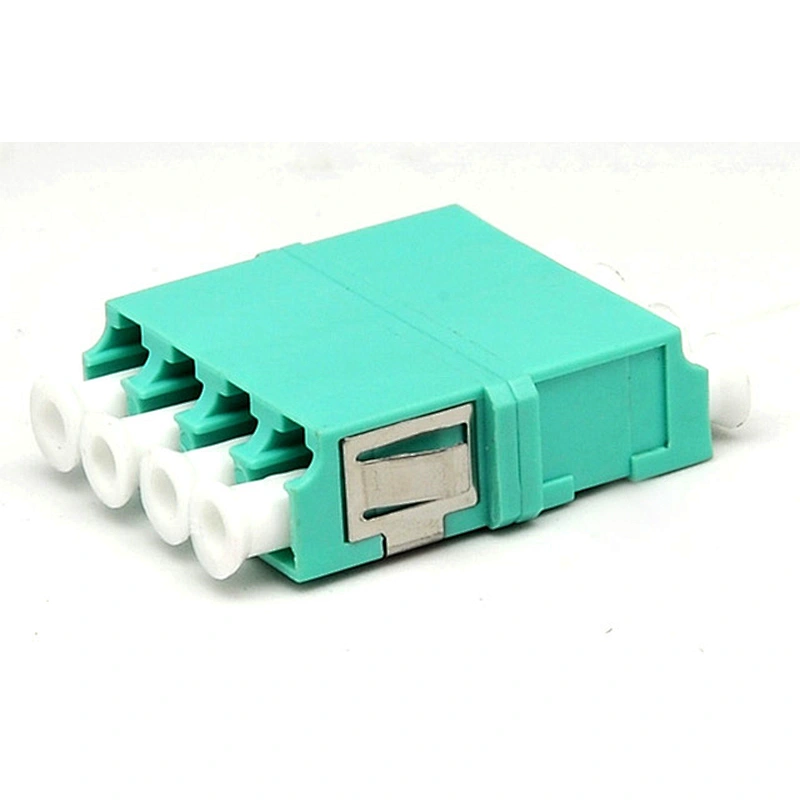 LC Quad adapter with reduced flanged