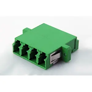 LC Quad adapter with long flanged