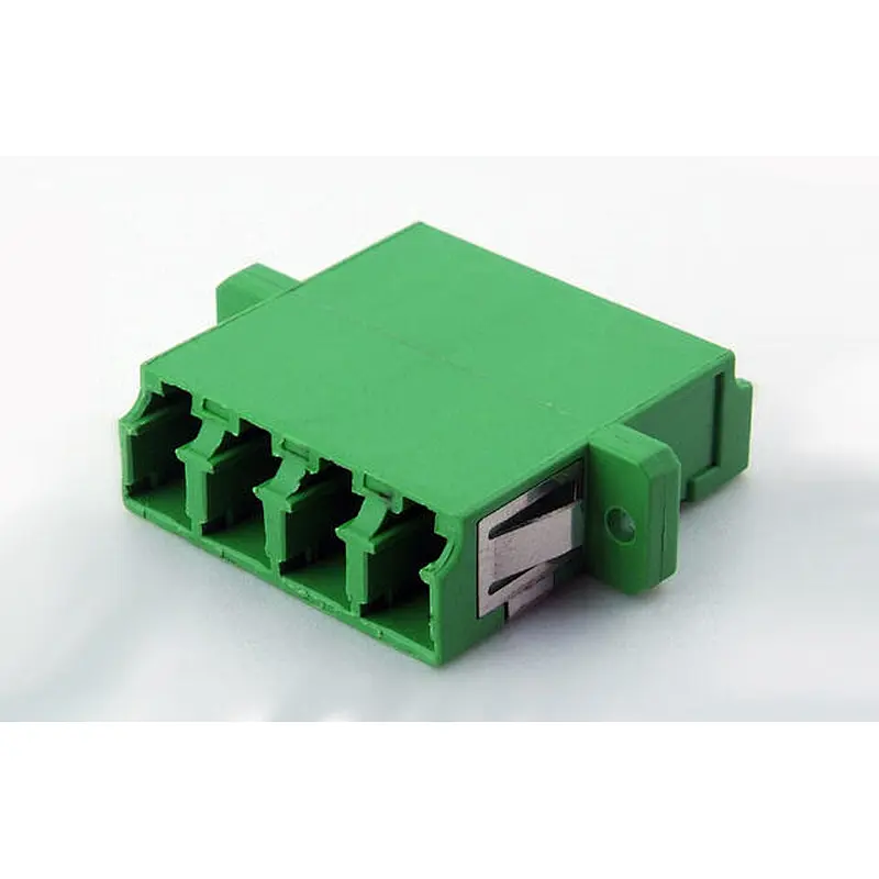 LC Quad adapter with long flanged