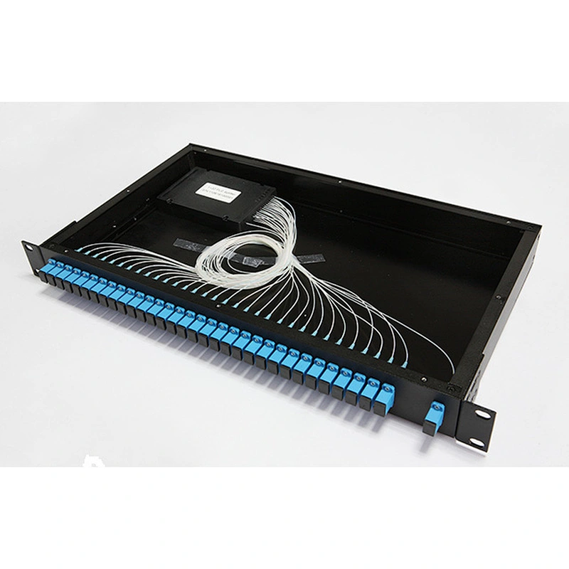 Rack mount PLC splitter