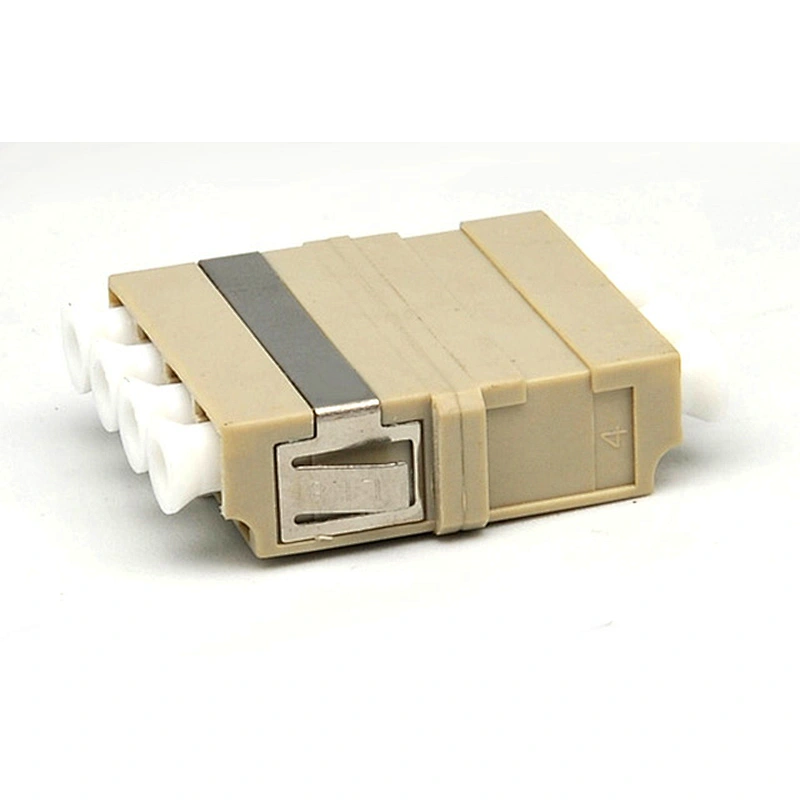 LC Quad adapter with reduced flanged