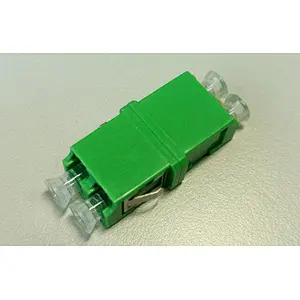 LC DX adapter with SC footprint reduced flanged