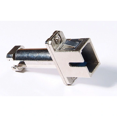 SC to LC hybrid adapter with metal housing