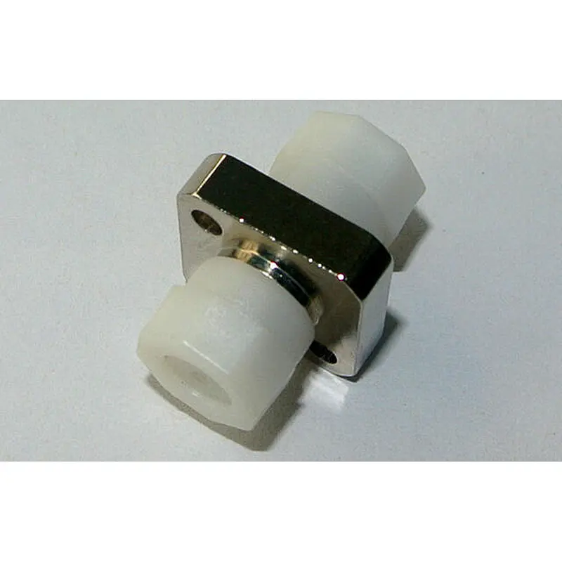 FC adapter with metal dust cap